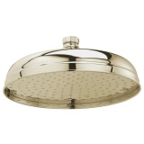 BC Designs Victrion Brushed Gold 12" Round Shower Head Cut Out